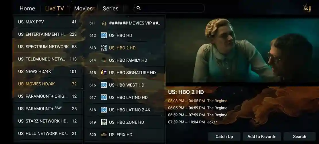 Preview 1 - Divesat Premium IPTV Subscription